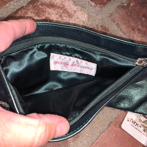 Georgie Alexander Leather Wristlet Clutch - Picture 3 of 8